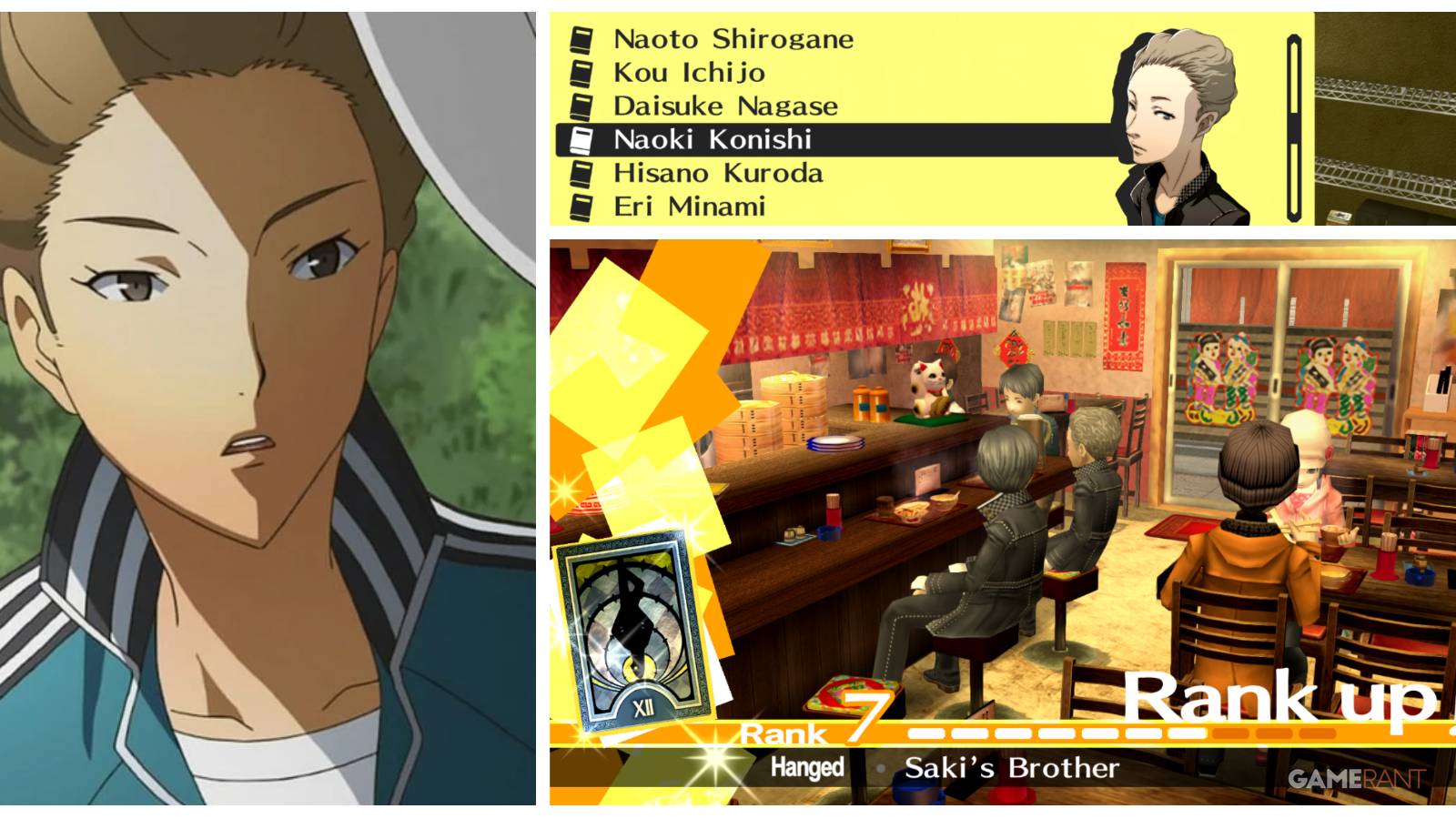 persona 4 golden naoki konishi social link