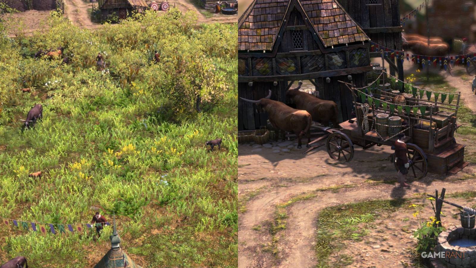 Farthest Frontier Getting Cows Collage