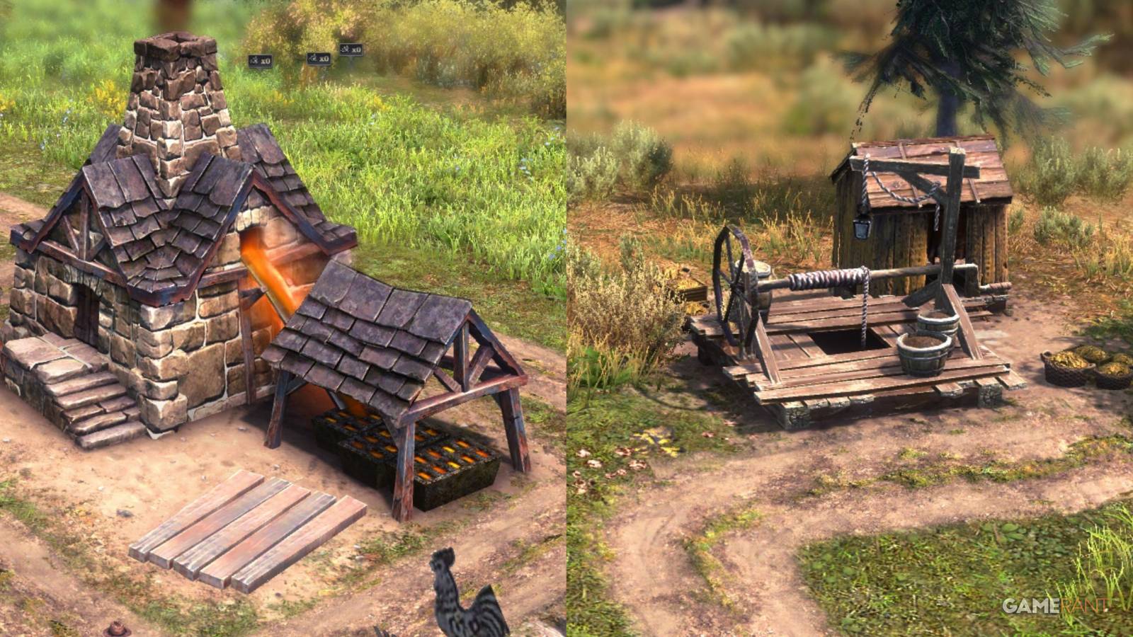 Farthest Frontier Making Gold Collage