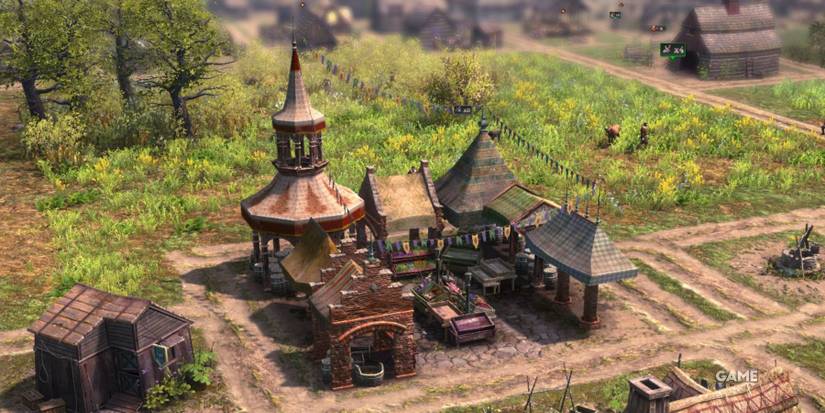 Farthest Frontier Market Square Upgrade Completed