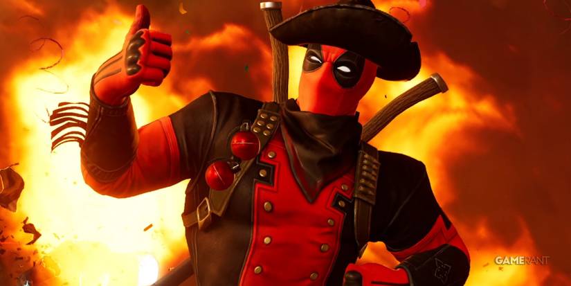 Marvel's Midnight Suns Deadpool Giving A Thumbs Up