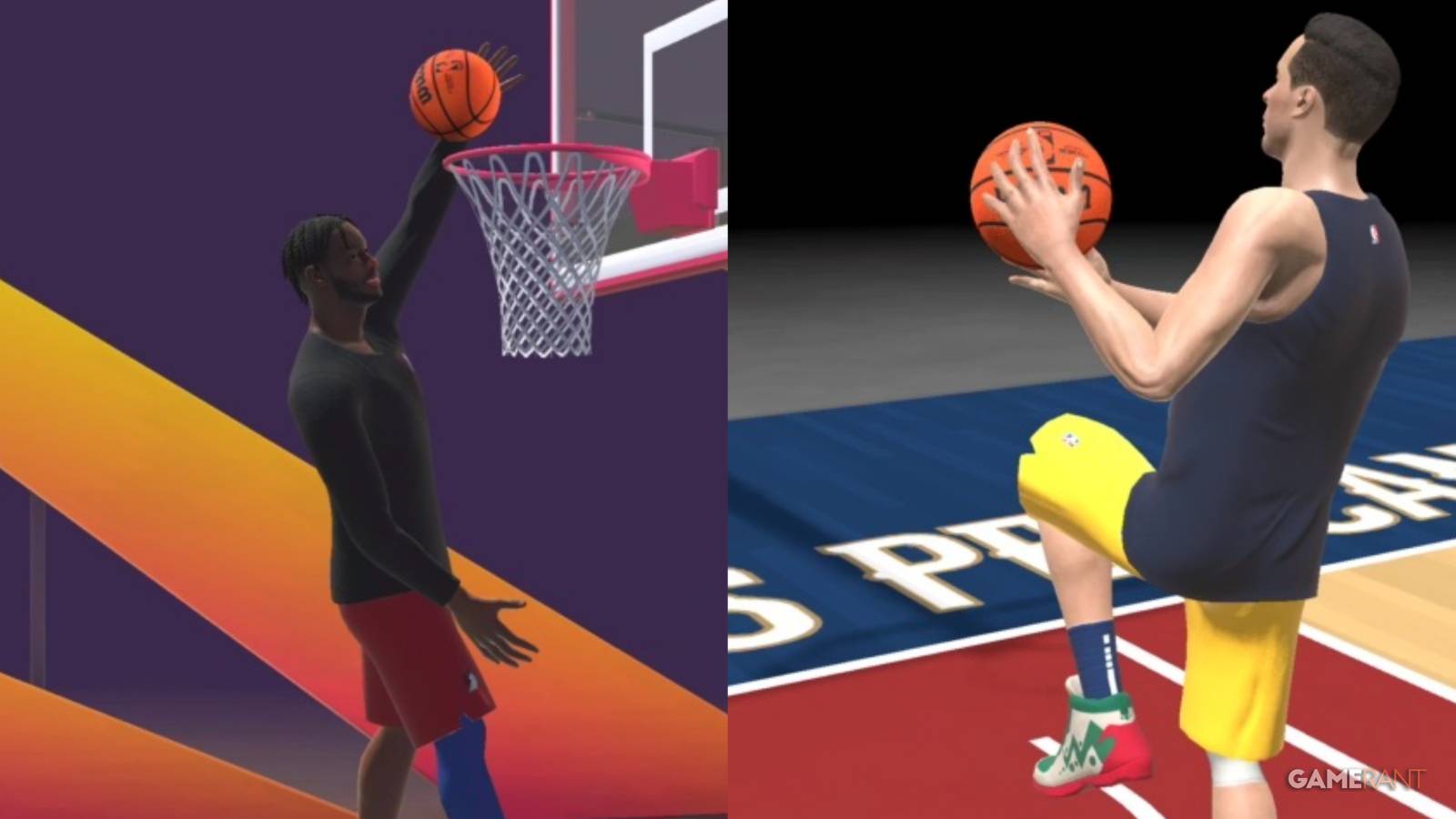 NBA All-World How To Dunk Collage