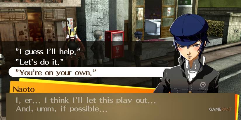 persona 4 golden naoto fortune