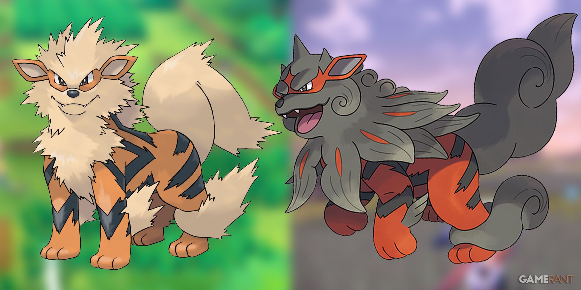 Arcanine & Hisuian Arcanine 