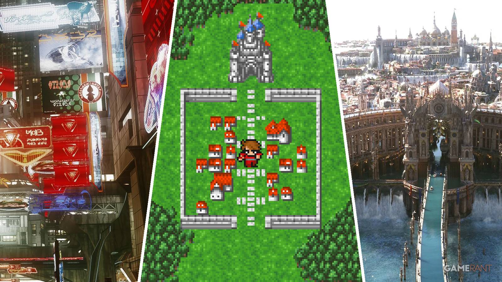 Academia, Cornelia, and Altissia from the Final Fantasy franchise