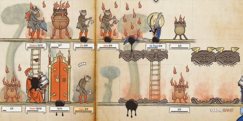 Inkulinati Dante Getting Hit By An Arrow