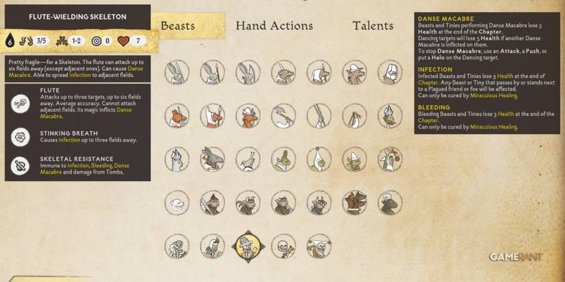 Inkulinati Flute-Wielding Skeleton In The Bestiary