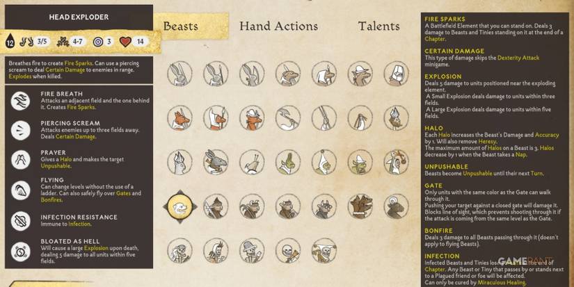 Inkulinati Head Exploder In The Bestiary