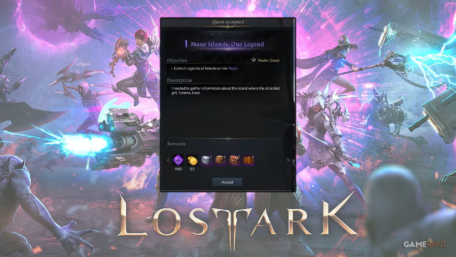 Lost Ark Many Islands One Legend Guide