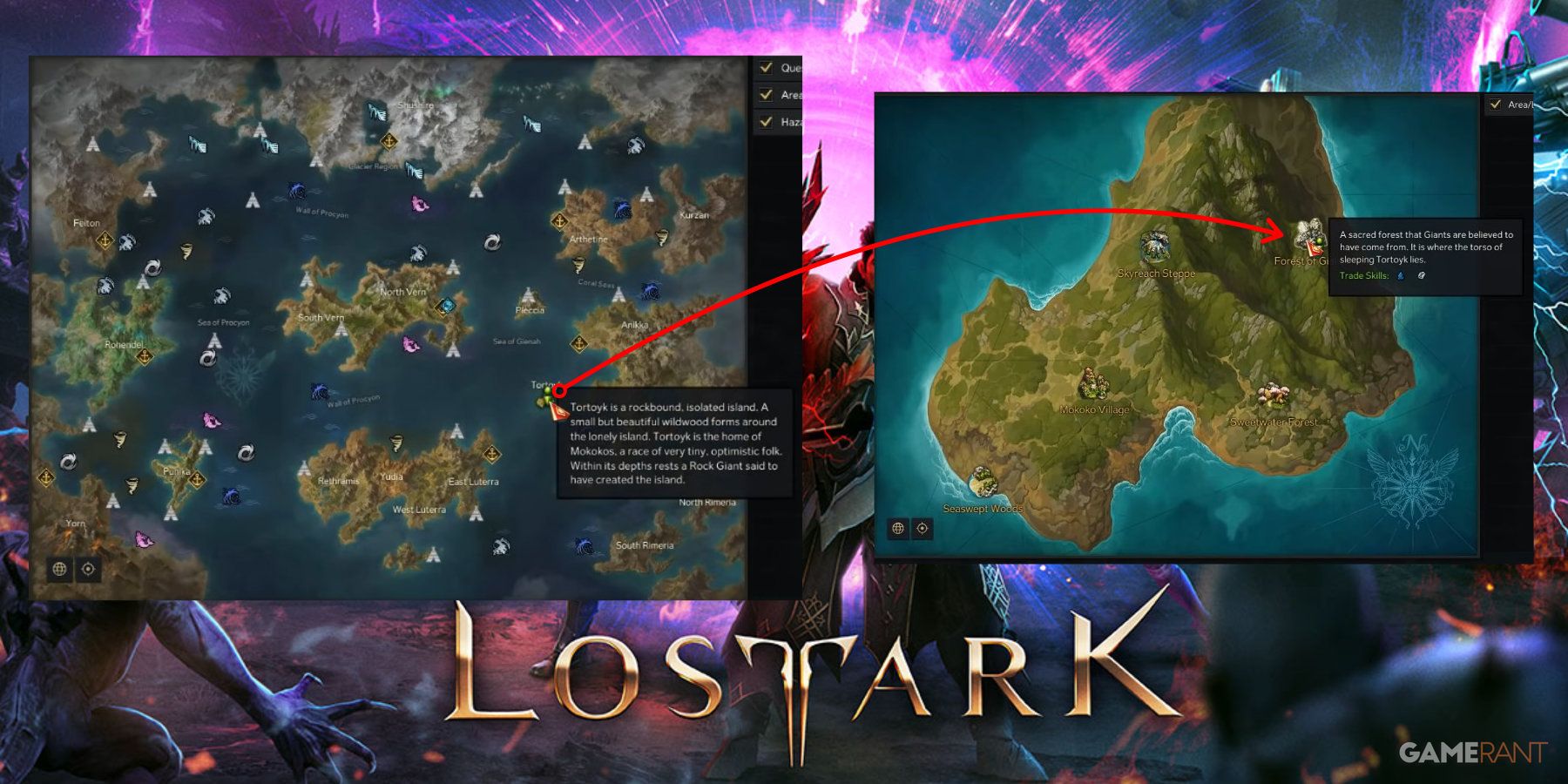 Lost Ark Shadowfallen Location