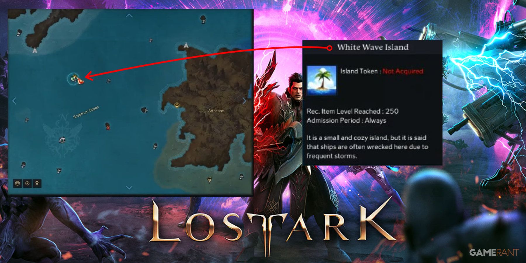 Lost Ark White Wave Map