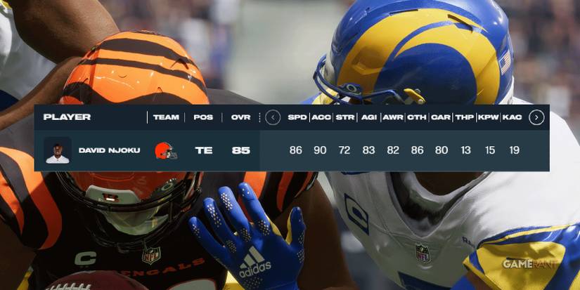 Madden NFL 23 Postseason David Njoku Player Rating