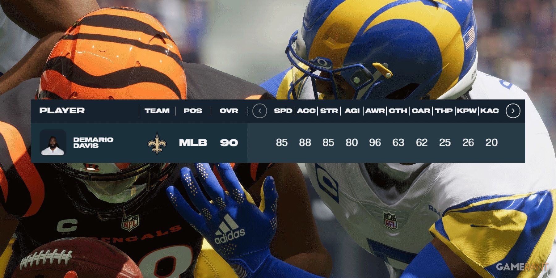 Madden NFL 23 Postseason Demario Davis Player Rating