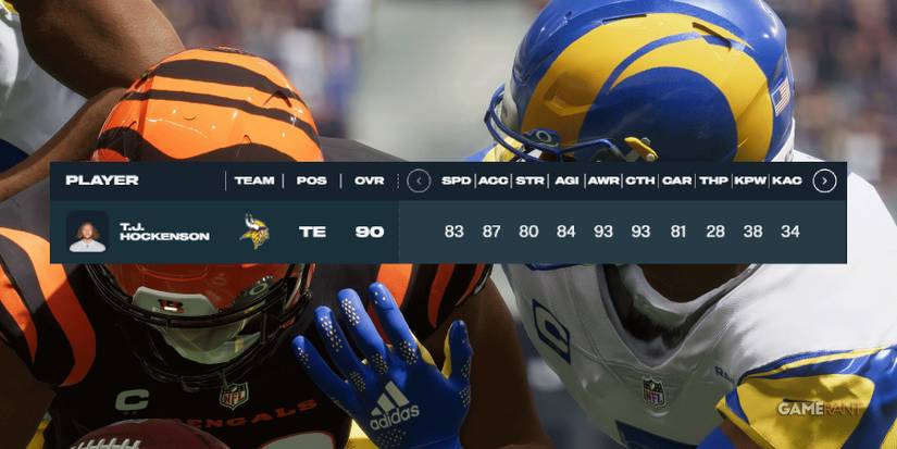 Madden NFL 23 Postseason TJ Hockenson Player Rating