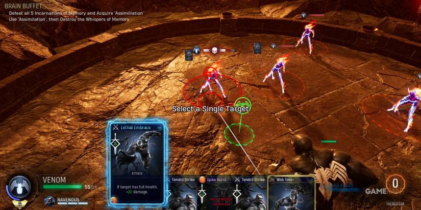 Marvel's Midnight Suns Brain Buffet Challenge Mission Step 1