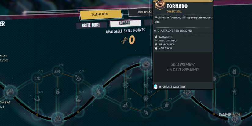 Superfuse Combat Berserker Tornado Talent