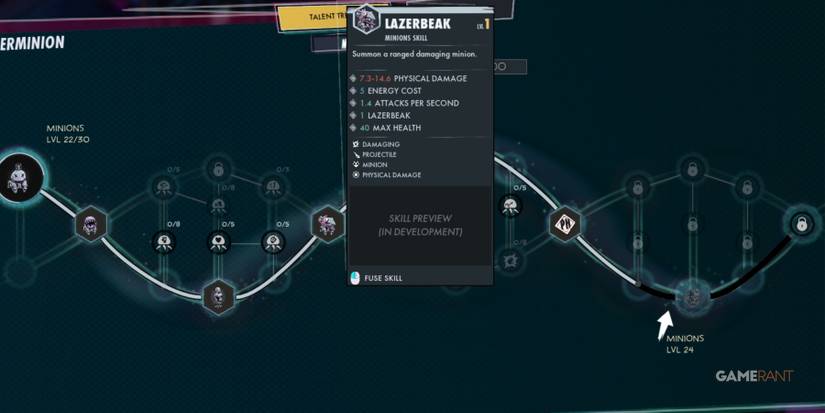 Superfuse Minions Technomancer Lazerbeak Talent