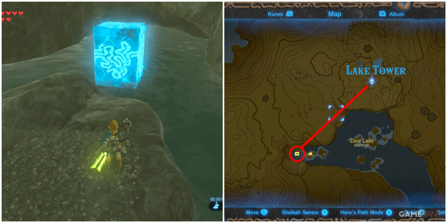 Breath of the Wild - Where to Find EX Treasure: Garb of Winds (Lobster ...