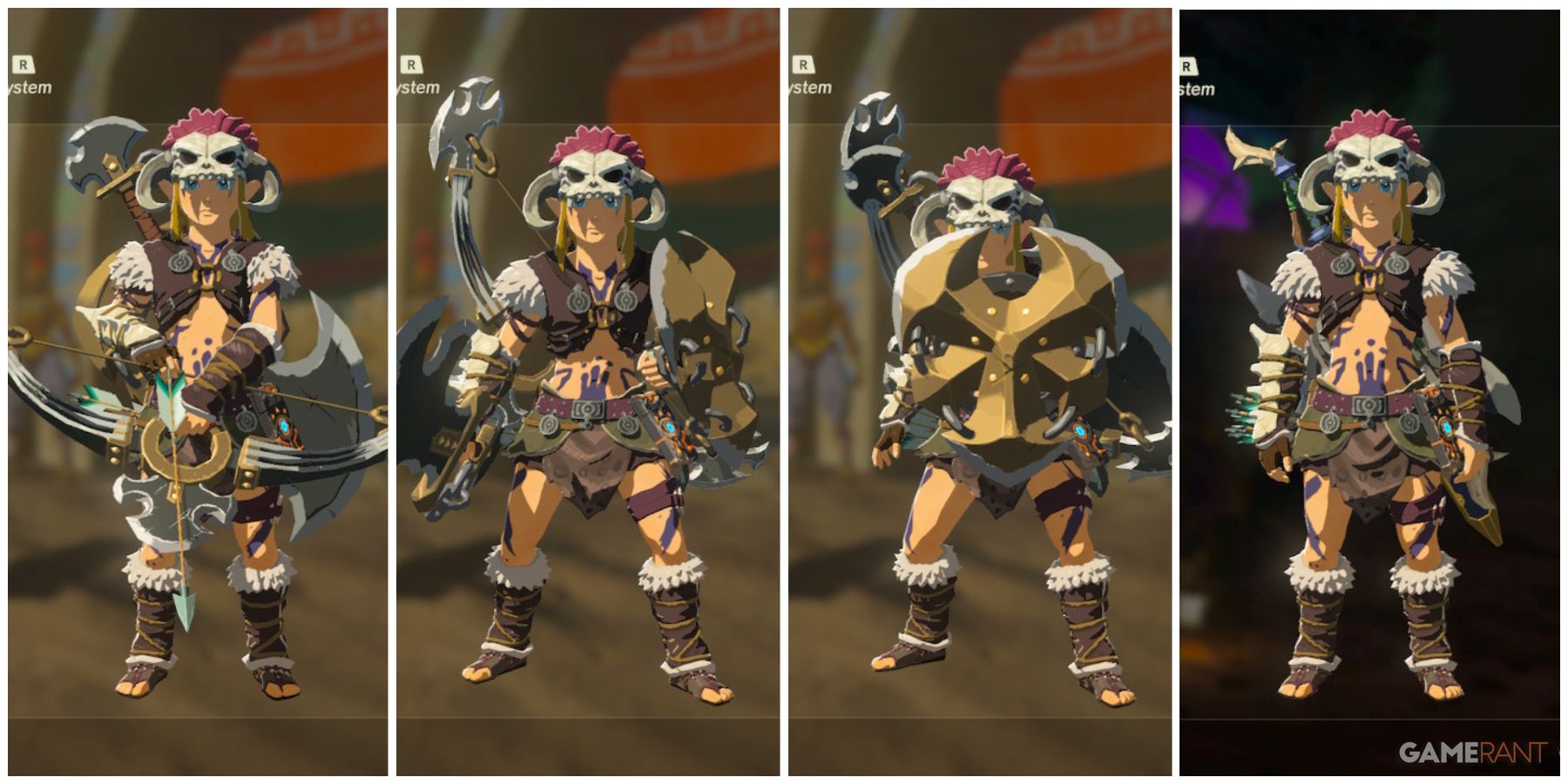 loz botw barbarian set armor