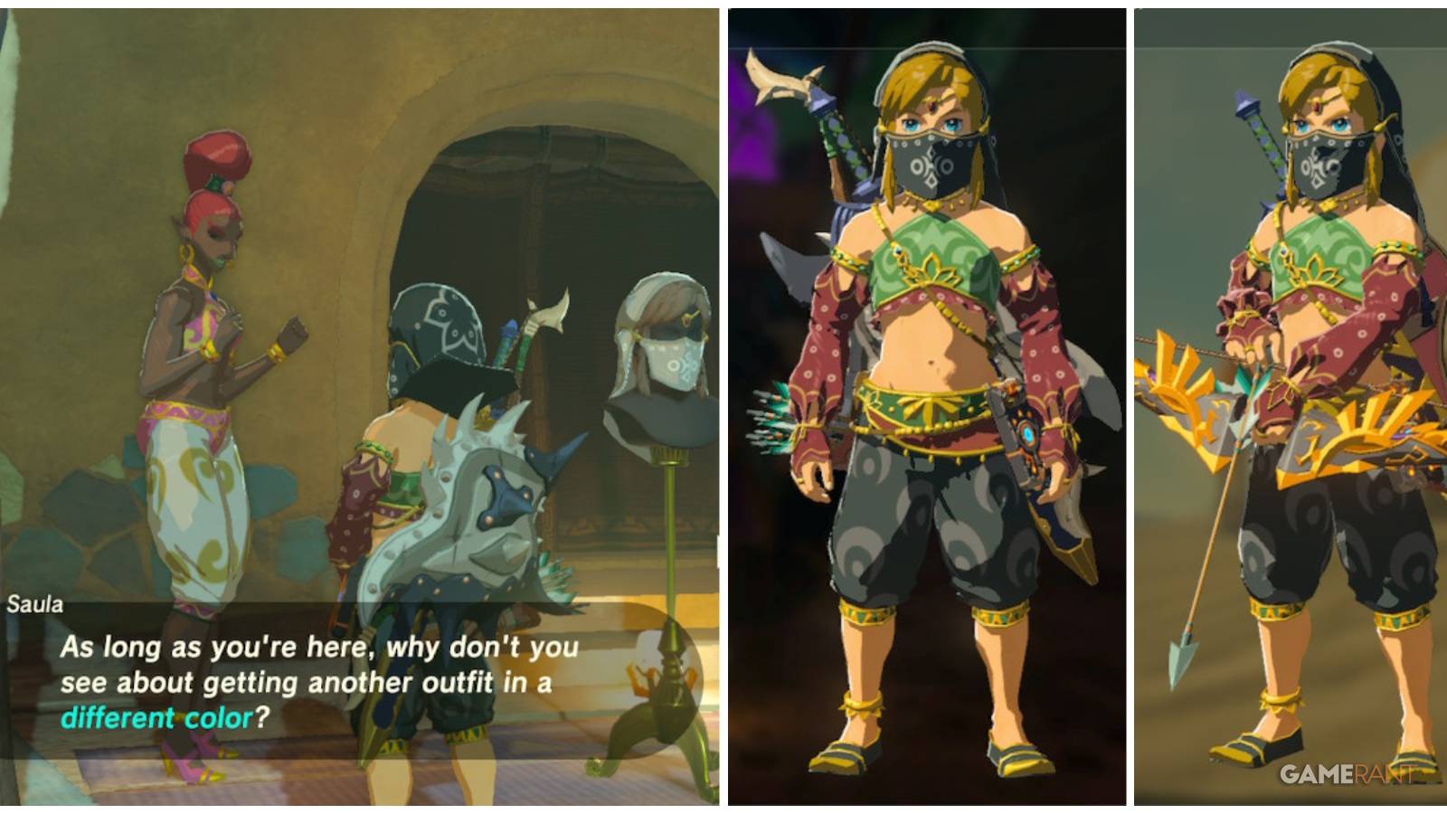 loz botw gerudo set