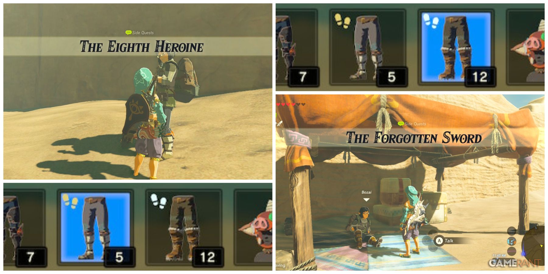 Breath Of The Wild: How to Get Sand Boots & Snow Boots