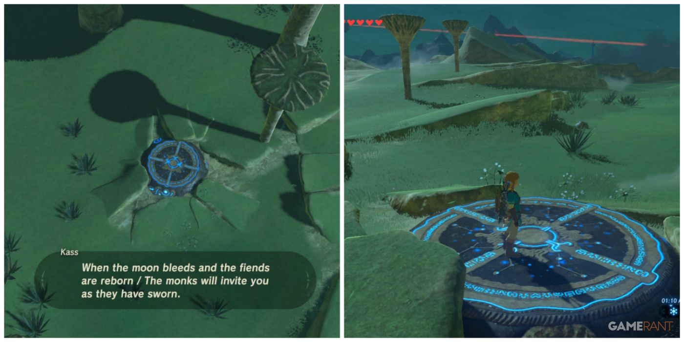 loz botw under a red moon shrine quest