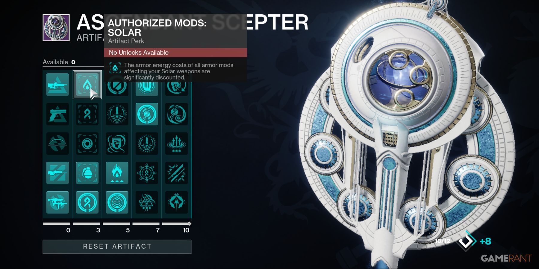 Destiny 2 Authorized Mods Solar