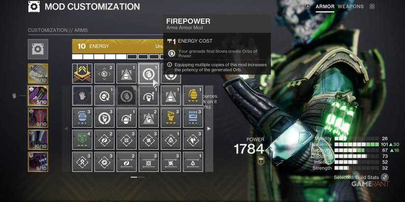 Destiny 2 Firepower Mod For Strand Build