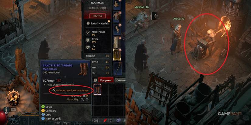 Diablo 4 Salvaging For A New Transmog
