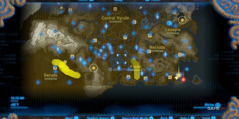 electric lizalfos location botw loz