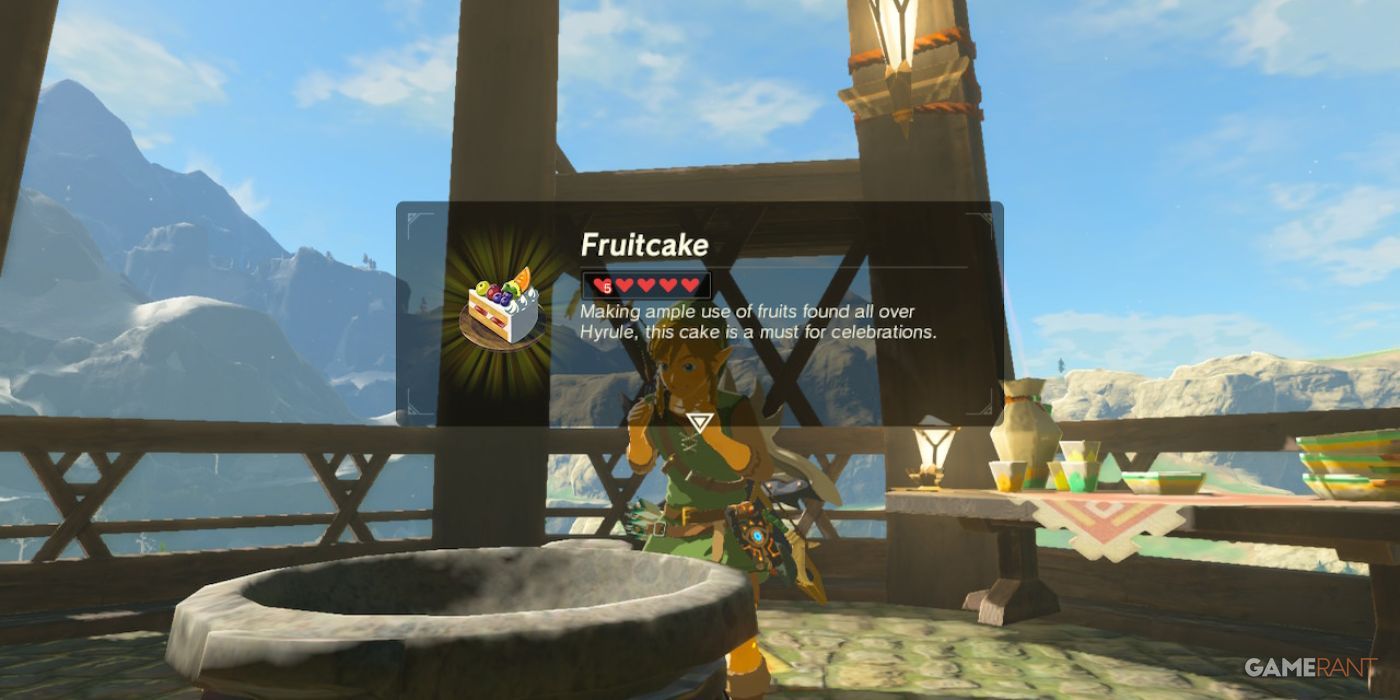 loz botw cooking dessert