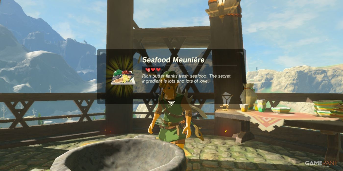 loz botw cooking seafood