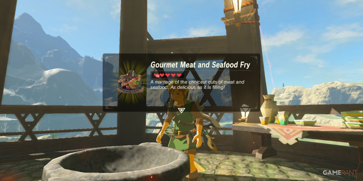 loz botw cooking gourmet meat