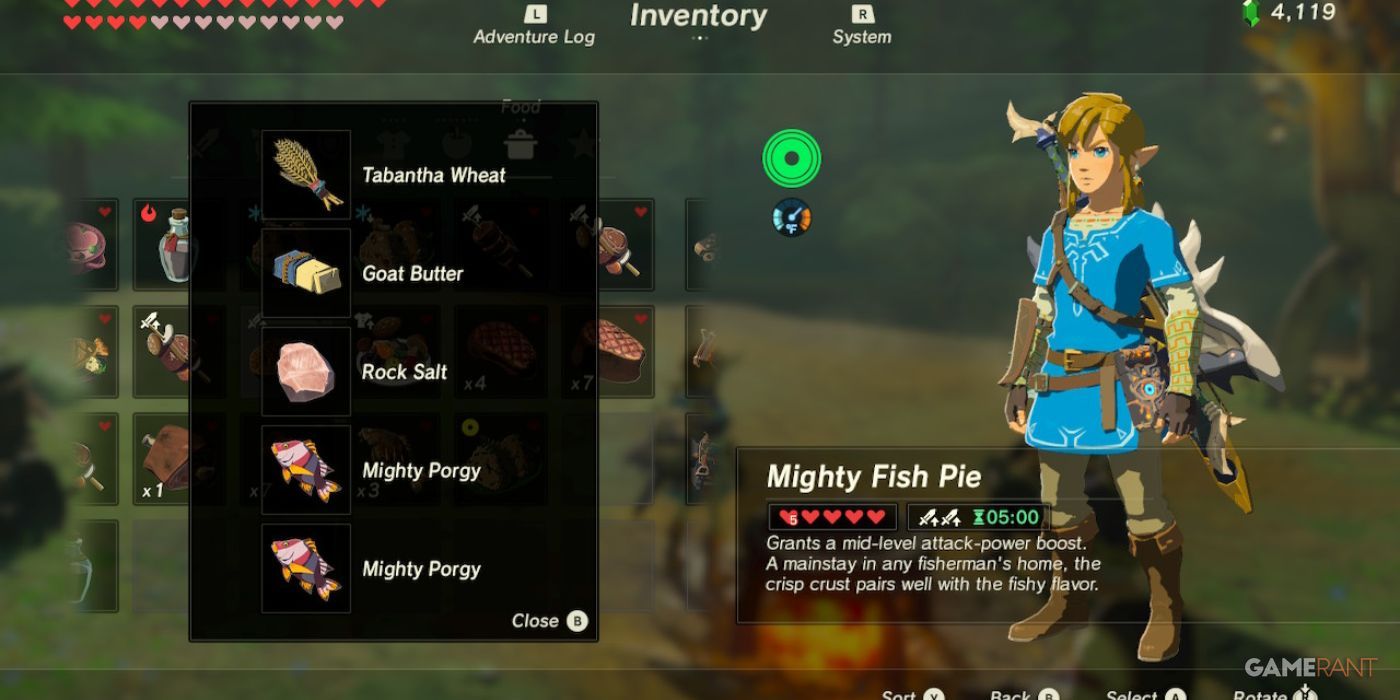 loz botw cooking