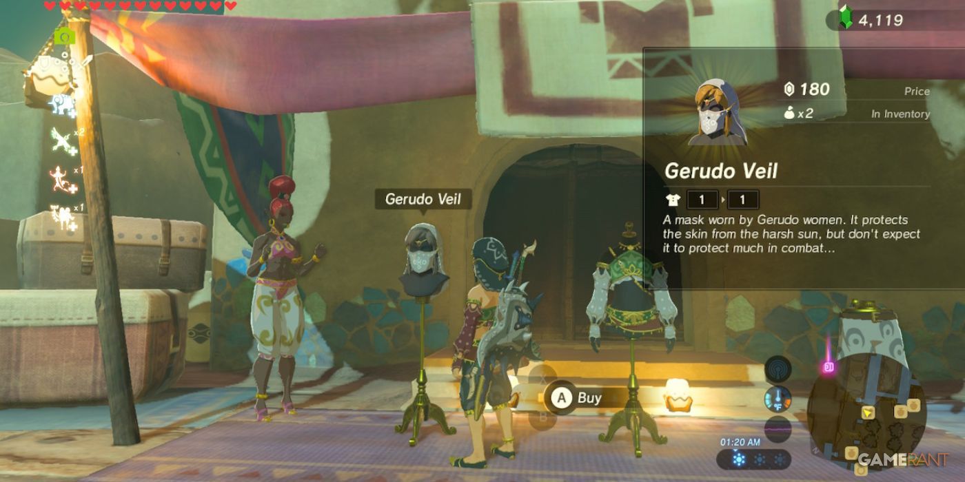 loz botw gerudo set 2