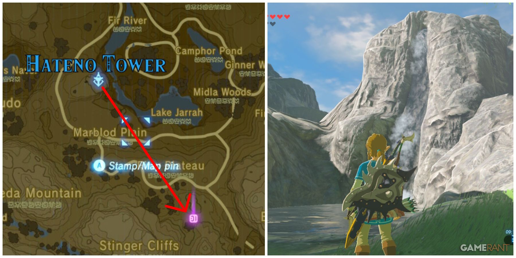 loz botw hateno tower