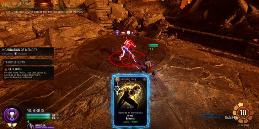 Marvel's Midnight Suns Morbius Challenge Mission Step 11