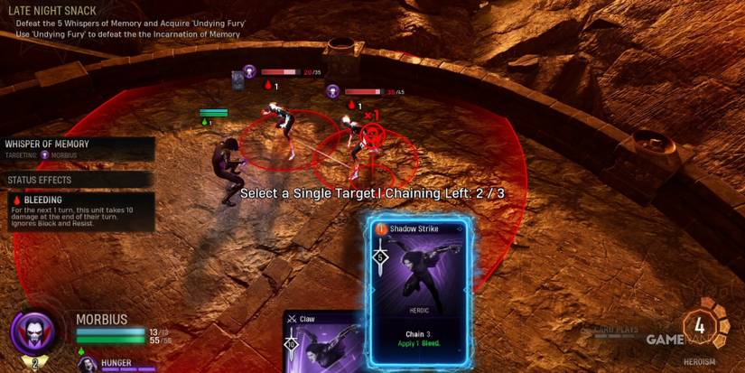 Marvel's Midnight Suns Morbius Challenge Mission Step 7