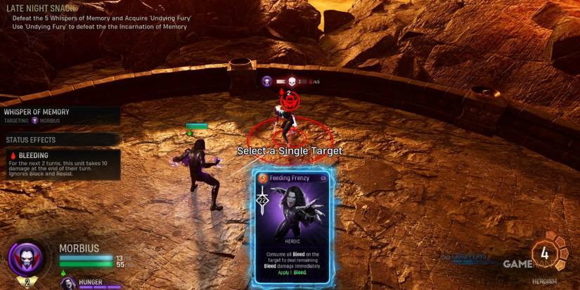 Marvel's Midnight Suns Morbius Challenge Mission Step 9