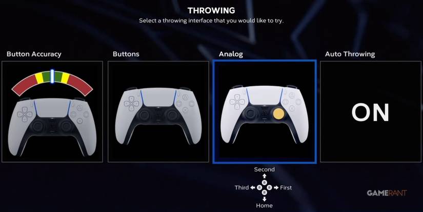 MLB The Show 23 Analog Throwing Setting