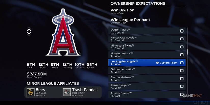 MLB The Show 23 Angels Preseason Rank