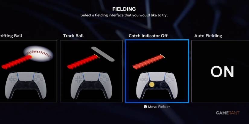 MLB The Show 23 Catch Indicator Off Fielding Setting
