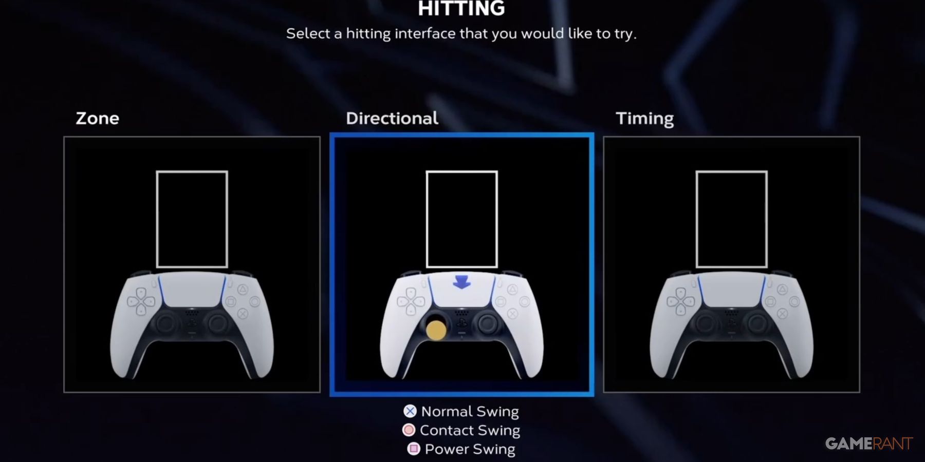 MLB The Show 23 Directional Hitting Description