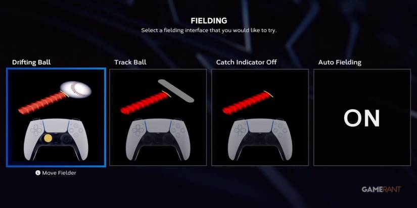 MLB The Show 23 Drifting Ball Fielding Setting