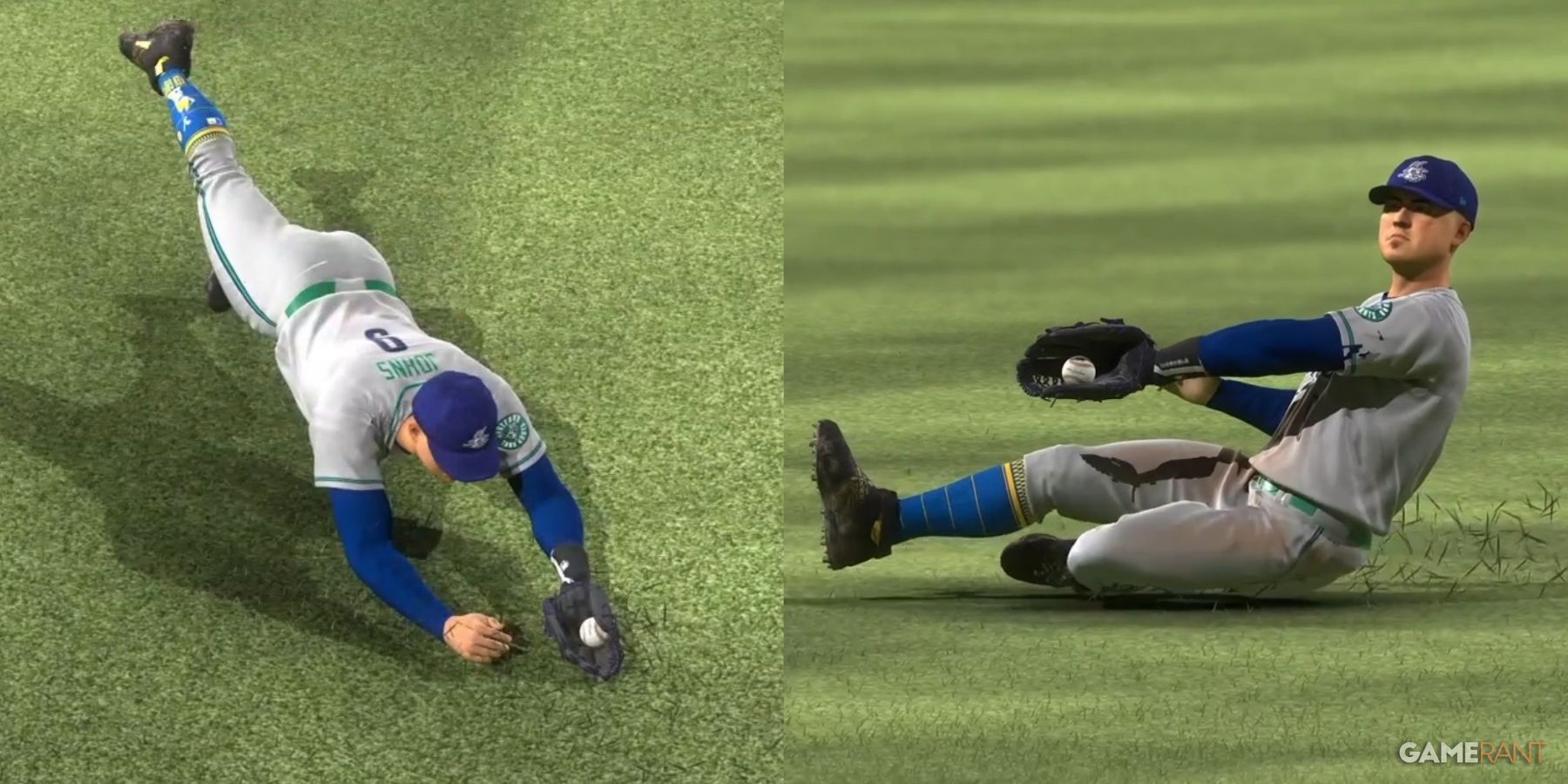MLB The Show 23 Fielding Settings Collage