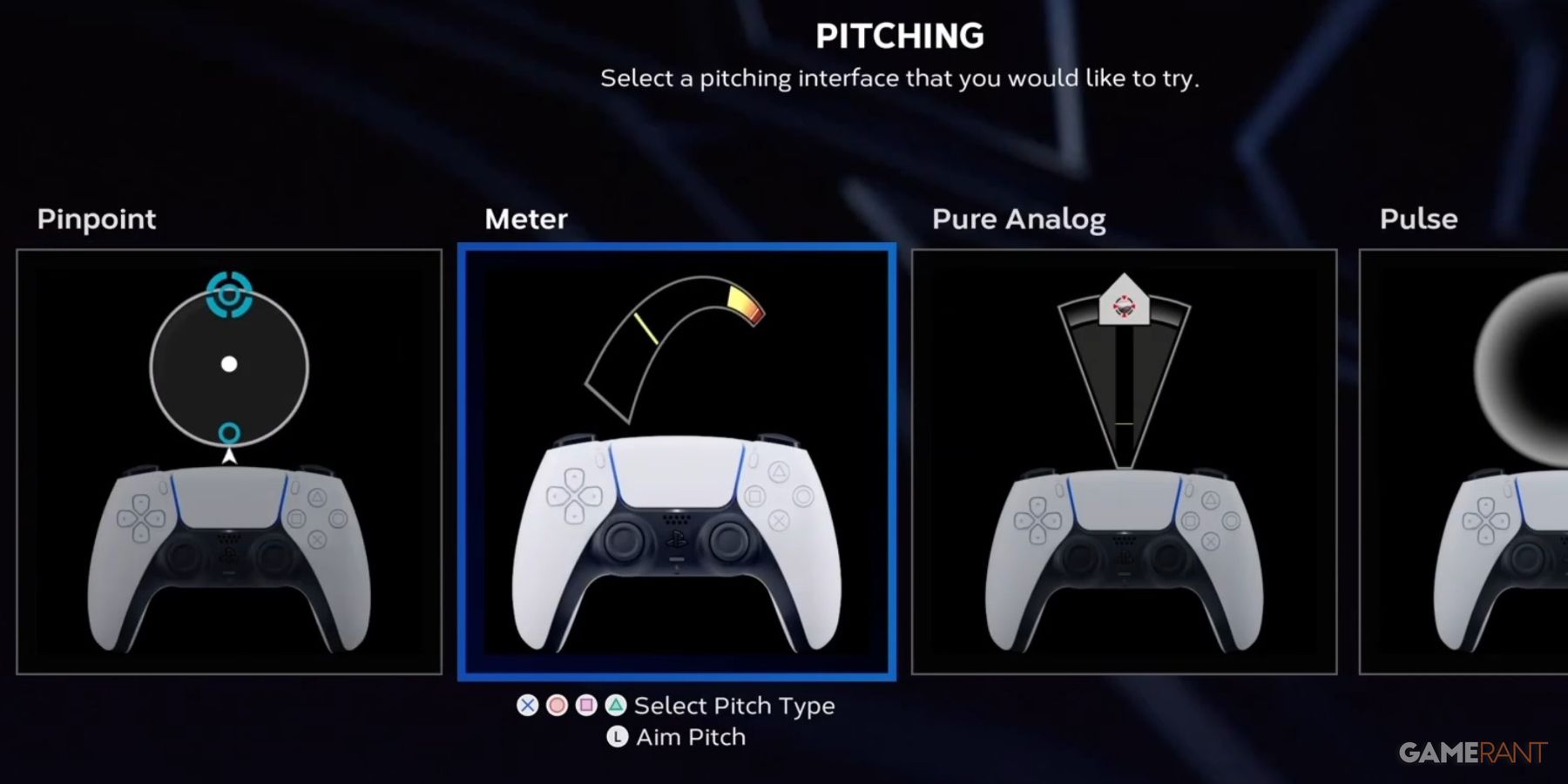 MLB The Show 23 Meter Pitching Setting