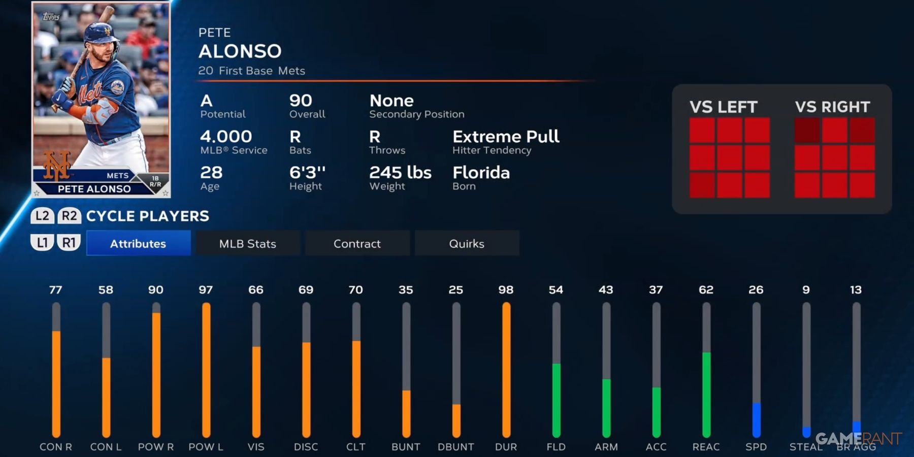 MLB The Show 23 Pete Alonso Player Card