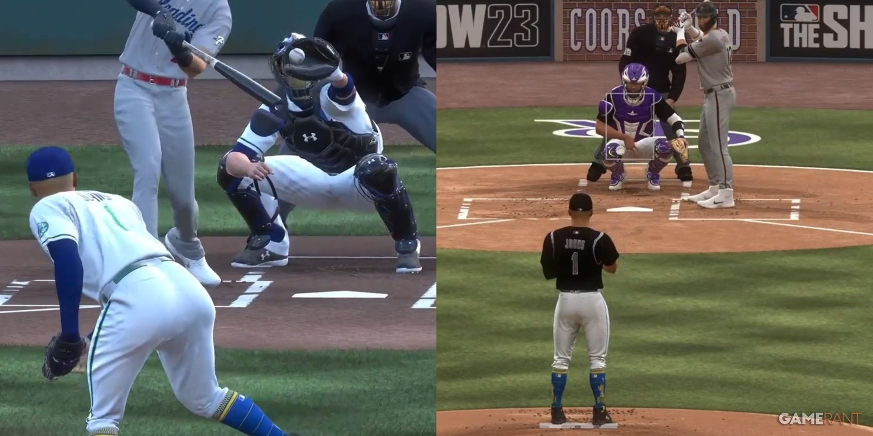 MLB The Show 23 Pitching Settings Collage