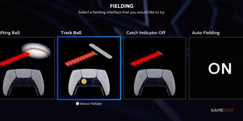MLB The Show 23 Track Ball Fielding Setting
