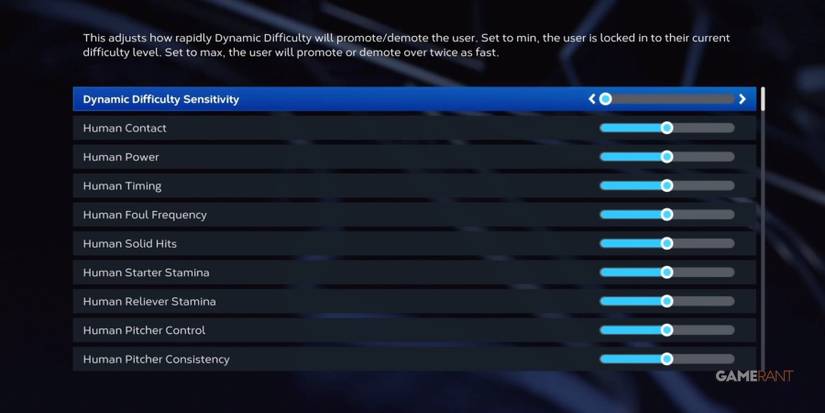 MLB The Show 23 Turning Off Dynamic Difficulty